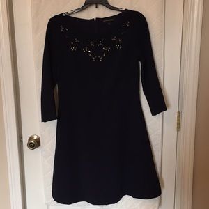Banana Republic navy blue dress! 😍👗